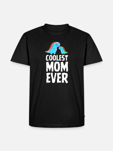 Coolest Mom Ever Dino Tee - Men's Premium T-Shirt - black