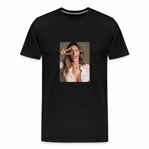 Kate Moss portrait - Men's Premium T-Shirt