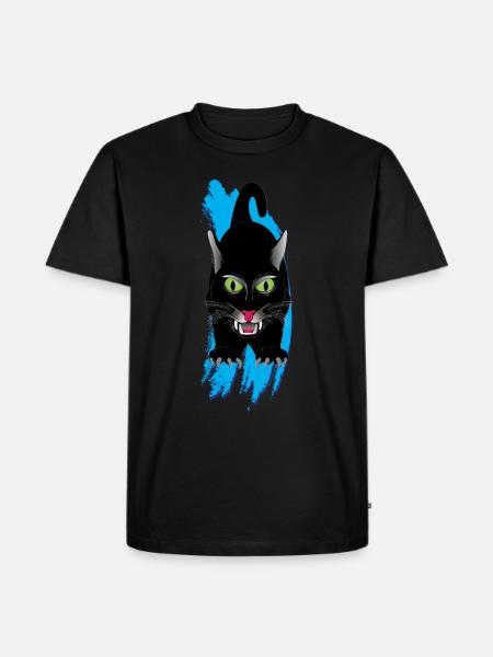 Cat Has Stealth - Men's Premium T-Shirt - black