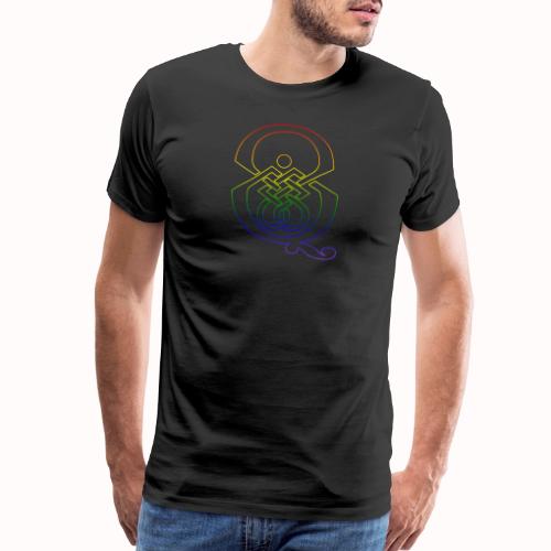 q rainbow - Men's Premium T-Shirt