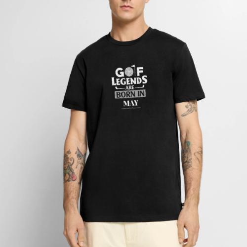 Golf Legends Born In May - Birthday Golf Gift Tee - Men's Premium T-Shirt