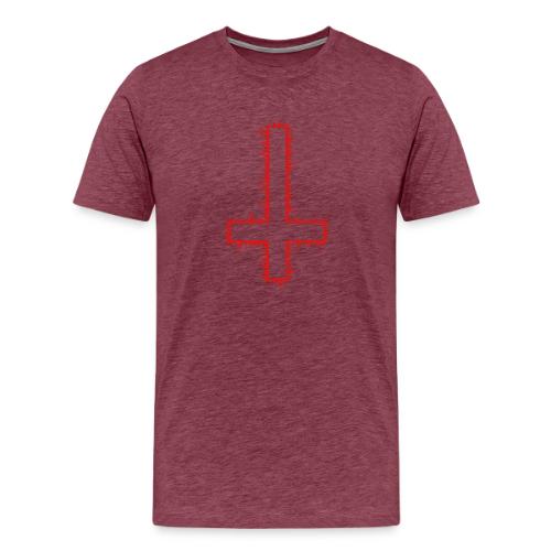 Inverted Cross - Men's Premium T-Shirt