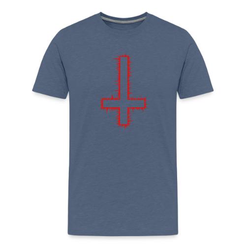 Inverted Cross - Men's Premium T-Shirt