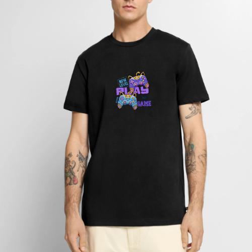 Super Cool Cat Gamer Unlocked - Men's Premium T-Shirt