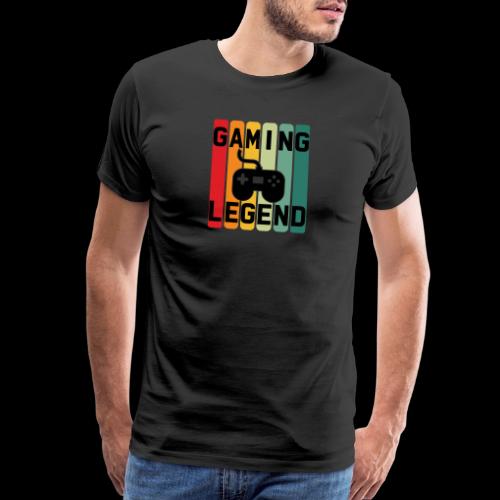 Gaming Legend Retro Bars - Men's Premium T-Shirt