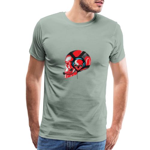 red head gaming logo no background transparent - Men's Premium T-Shirt