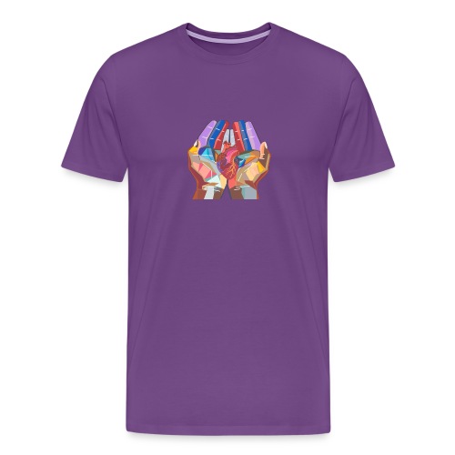 Heart in hand - Men's Premium T-Shirt