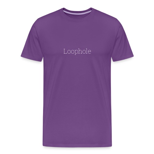 Loophole Abstract Design. - Men's Premium T-Shirt