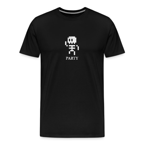8 Bit Skeleton Party - Men's Premium T-Shirt