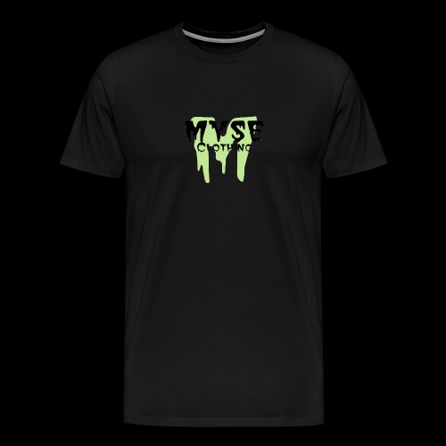 MYSE logo slime green - Men's Premium T-Shirt