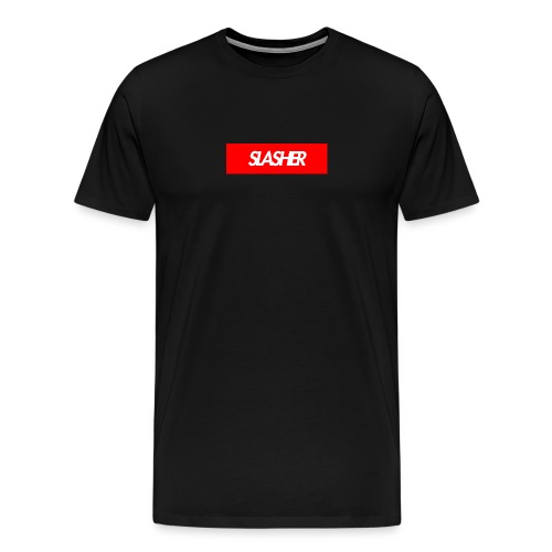 Slasher Supreme Box Logo - Men's Premium T-Shirt