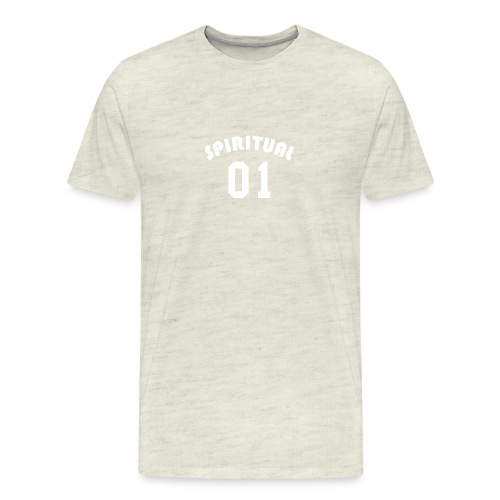 Spiritual 01 - Team Design (White Letters) - Men's Premium T-Shirt