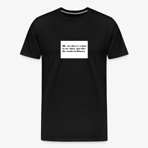 Holey Roads - Men's Premium T-Shirt