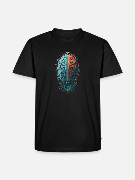 Coding Brain - Men's Premium T-Shirt - black