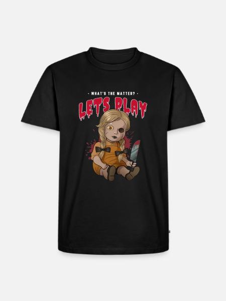 Halloween Doll - Men's Premium T-Shirt - black