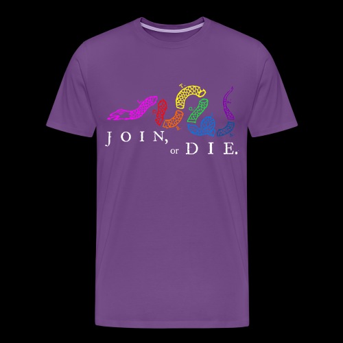 LGBTQIA Join or Die - Men's Premium T-Shirt