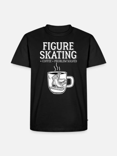 Figure Skating - Men's Premium T-Shirt - black