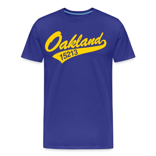 oakland script - Men's Premium T-Shirt