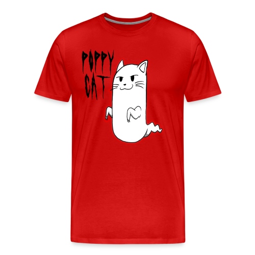 cat shirt poppy - Men's Premium T-Shirt