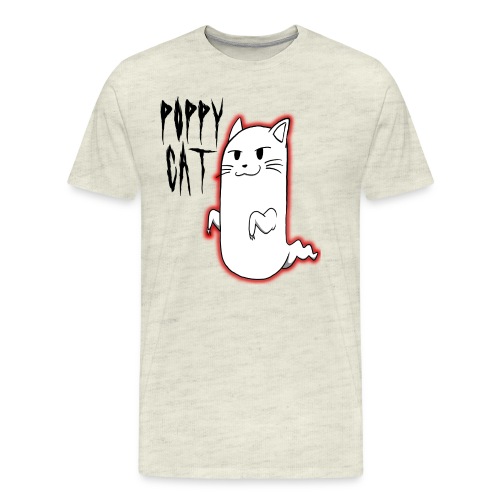 cat shirt poppy - Men's Premium T-Shirt