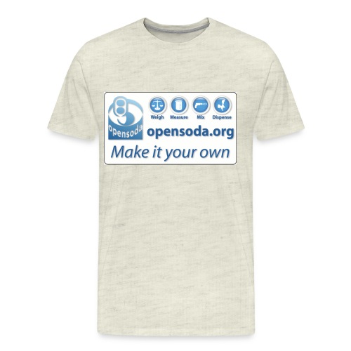 opensodalogo new larger - Men's Premium T-Shirt
