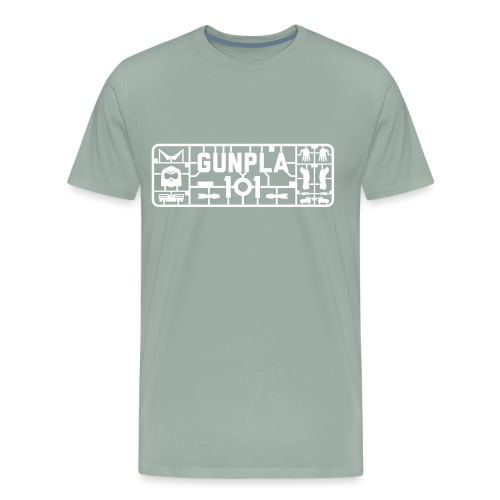 Gunpla 101 Men's T-shirt — Zeta Blue - Men's Premium T-Shirt