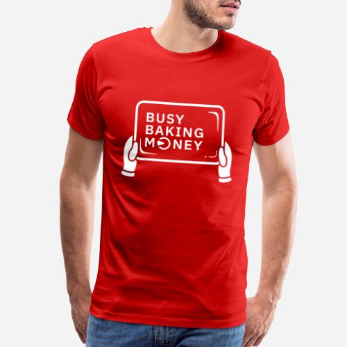 CakeDeFi Busy Baking Money - Men's Premium T-Shirt