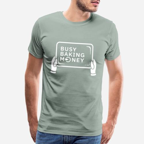 CakeDeFi Busy Baking Money - Men's Premium T-Shirt