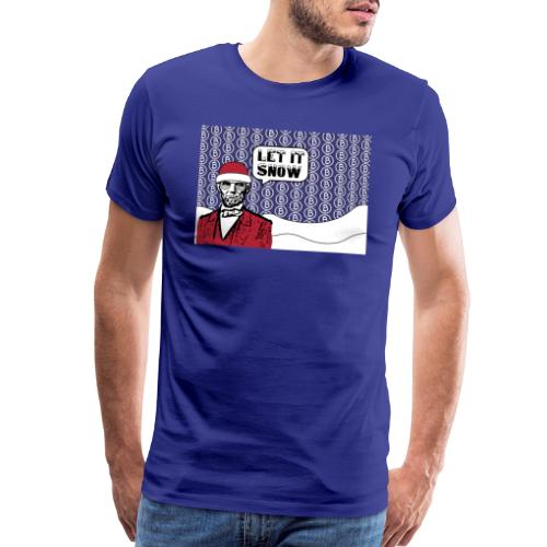 Let it snow bitcoin - Men's Premium T-Shirt