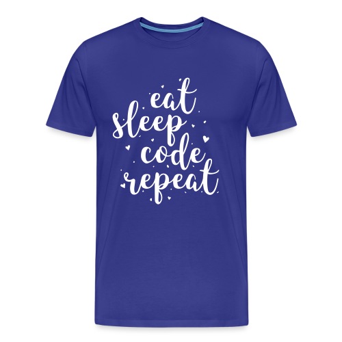 eat sleep code repeat - Men's Premium T-Shirt