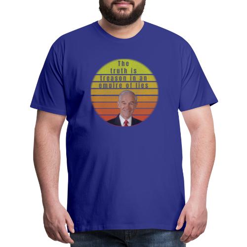 The Truth is Treason in an empire of lies - Men's Premium T-Shirt