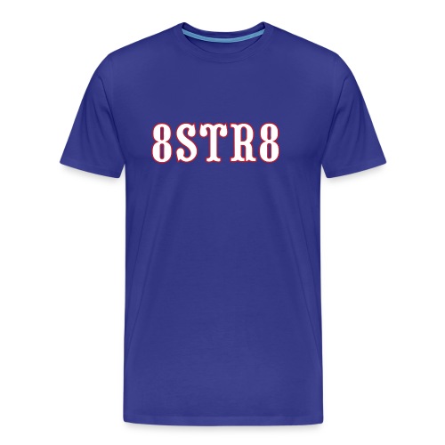 8 str8 design - Men's Premium T-Shirt