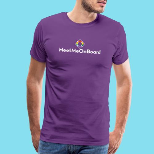 MMOB_logo_vert_whitetype - Men's Premium T-Shirt