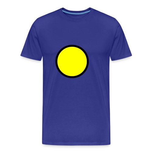 Circle yellow svg - Men's Premium T-Shirt