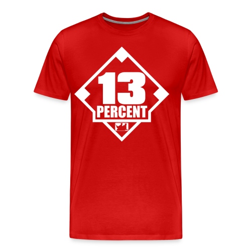 Thirteen Percent Logo - Men's Premium T-Shirt