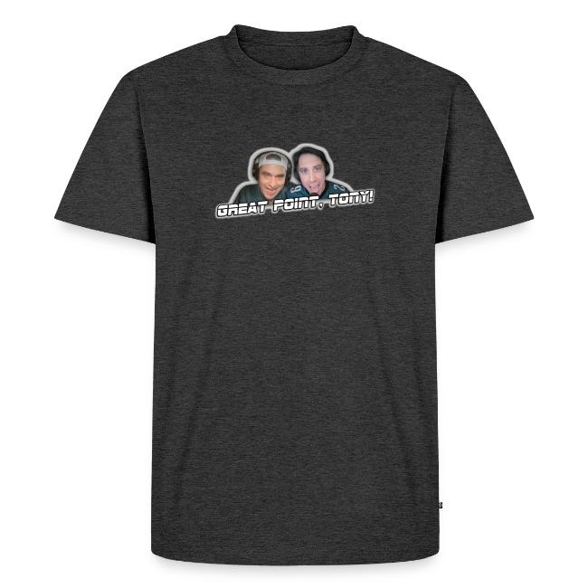 GREAT POINT, TONY! (with Fusco Show back)