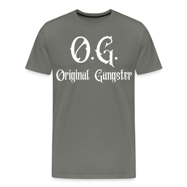 O.G. Original Gangster (blue color version)