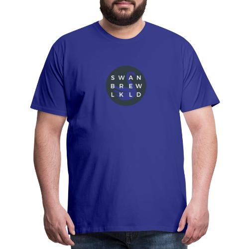 Modern Swan Brewing Logo - Men's Premium T-Shirt