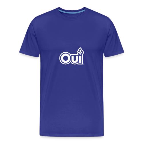 Québec OUI - T-shirt premium pour hommes