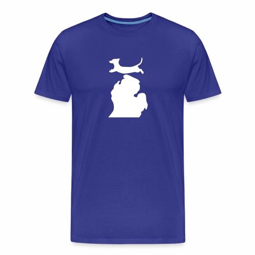 Dachshund Bark Michigan - Men's Premium T-Shirt