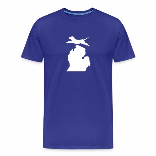 labrador retriever Bark Michigan - Men's Premium T-Shirt