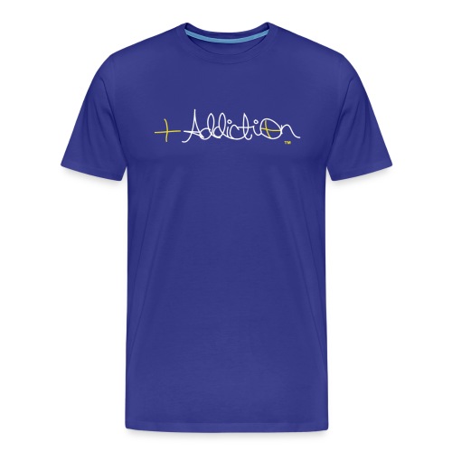 Positive Addiction WhiteYellow - Men's Premium T-Shirt