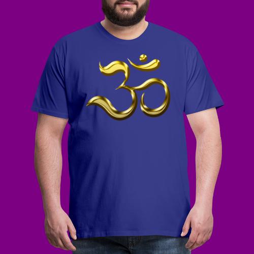 OM - Sacred Sounds - Gold - Men's Premium T-Shirt