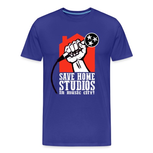 Save Home Studios In Music City - Men's Premium T-Shirt