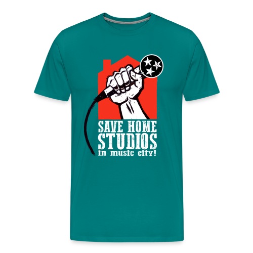 Save Home Studios In Music City - Men's Premium T-Shirt