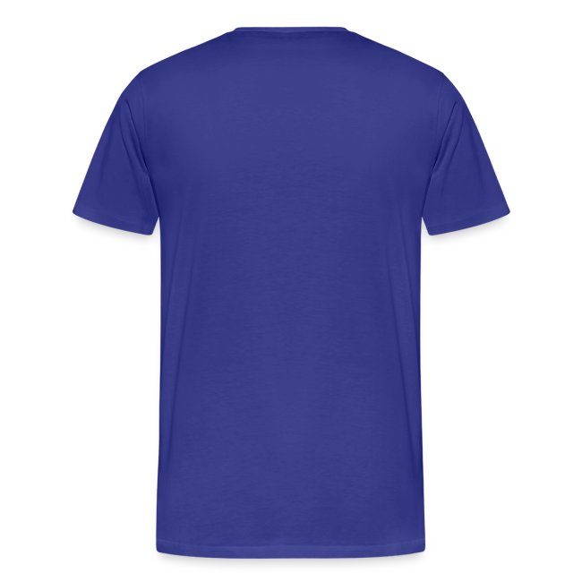 Men's Shirt - Blue on White - Muscle Inspector