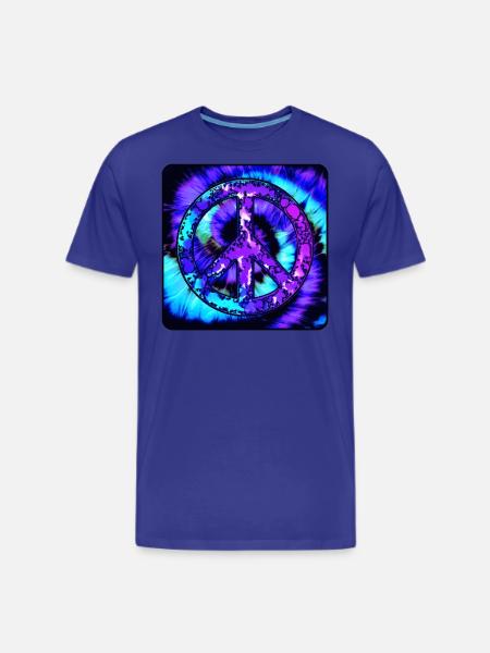 Peace - Men's Premium T-Shirt - royal blue