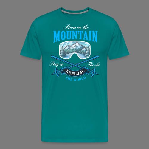 Winter's Thrill Snowboard & Ski Adventure - Men's Premium T-Shirt
