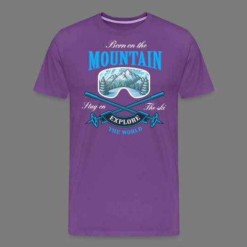 Winter's Thrill Snowboard & Ski Adventure - Men's Premium T-Shirt