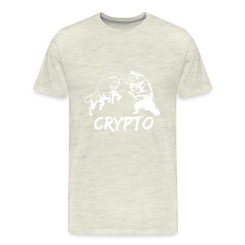 CryptoBattle White - Men's Premium T-Shirt